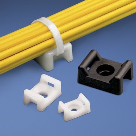 PANDUIT Cable Tie Mount, .62" (15.8mm)W, #6 Rive TM3R6-M0